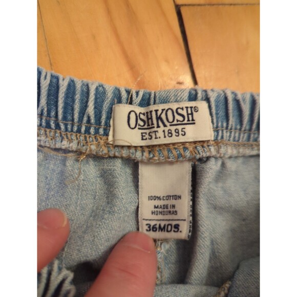 Vintage 90s Girl's OshKosh B'Gosh Denim Shorts Size 36 Months 3T - Picture 5 of 7